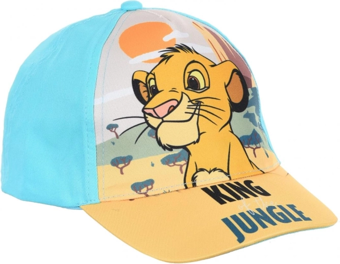 Casquette turquoise pour garçon Le Roi Lion