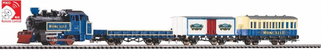 Piko coffret de départ train de cirque RONCALLI avec locomotive à vapeur H0