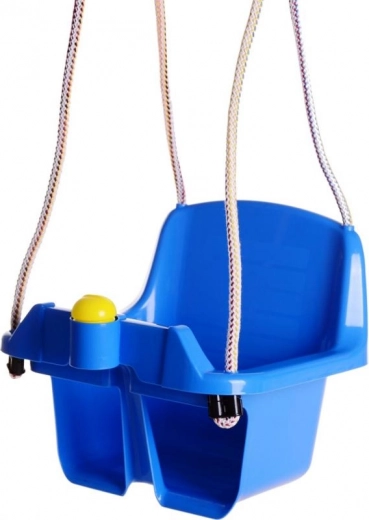 Dohany balançoire pour enfants avec klaxon – bleu