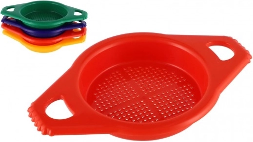 Passoire en plastique colorée pour le sable