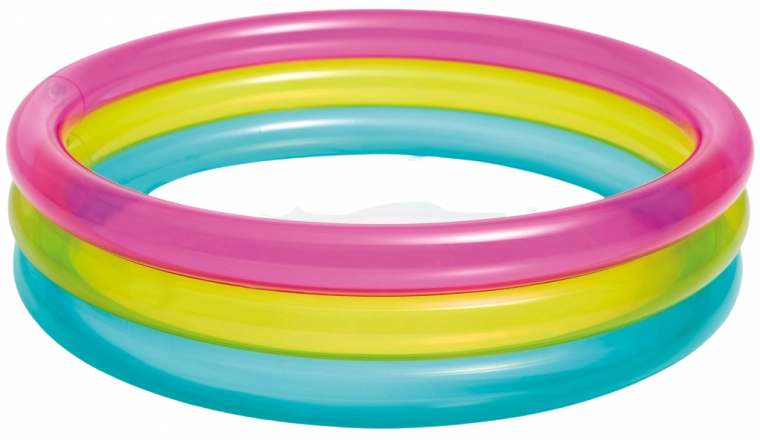 Piscine gonflable pour enfants arc-en-ciel 86 × 25 cm INTEX