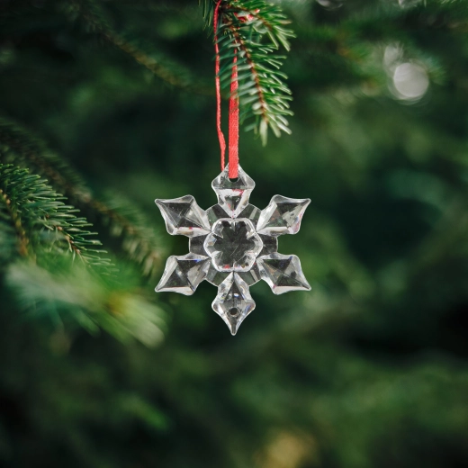 Décorations de Noël en acrylique en forme de glaçons, 6 pièces