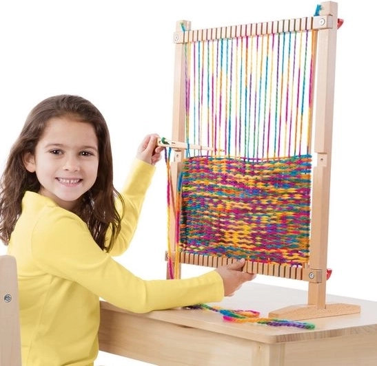 Métier à tisser en bois pour enfants