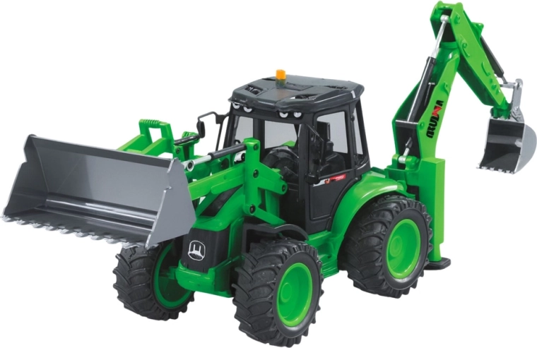 Benne avant et pelleteuse arrière entièrement fonctionnelles