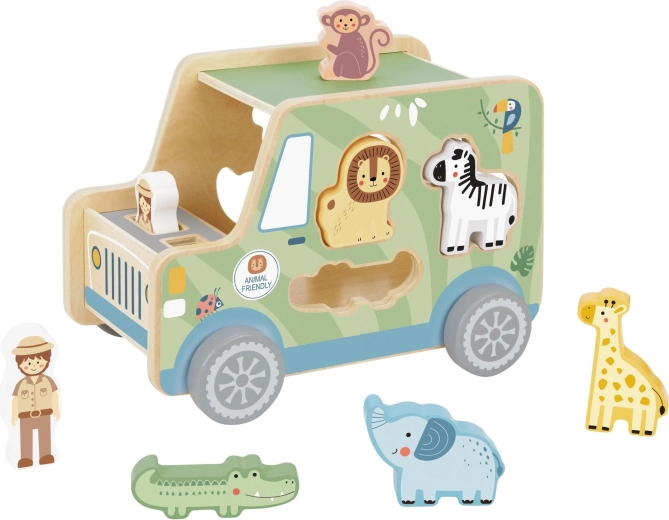 Set de 9 pièces avec animaux et explorateur