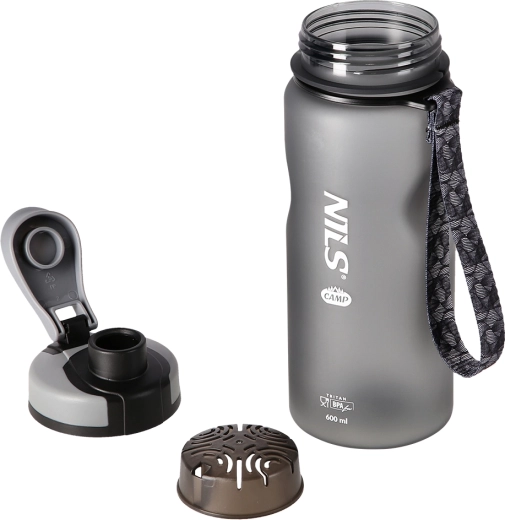 Couvercle à rabat et filtre intégré