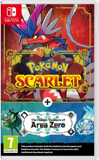 Nintendo Switch Pokémon Écarlate + Le Trésor Caché de la Zone Zéro (DLC)
