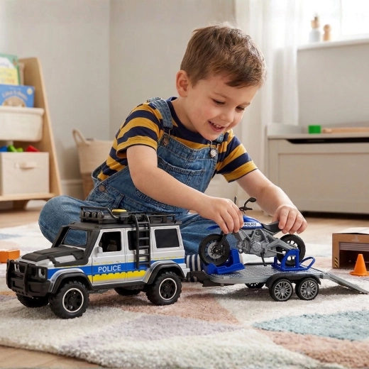 Remorque pour moto de police