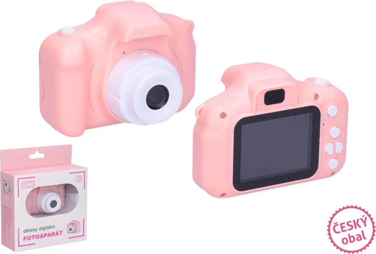 Appareil photo numérique rose pour enfants