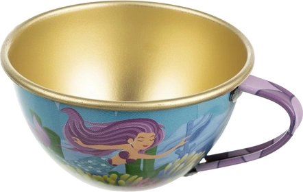 Tasses en métal pour jouer au tea time
