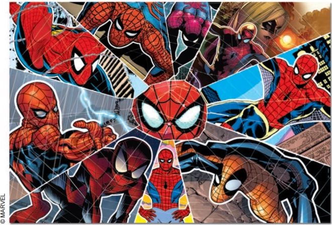 Puzzle EDUCA SPIDERMAN 1000 pièces avec colle offerte