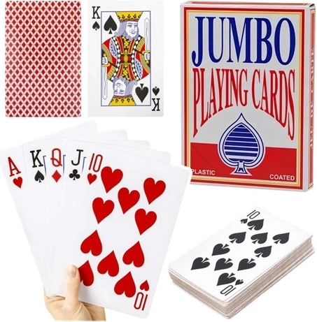 Cartes à jouer Jumbo