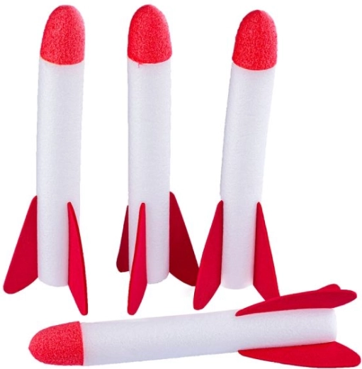 Fusées en mousse souples pour un jeu plus sûr