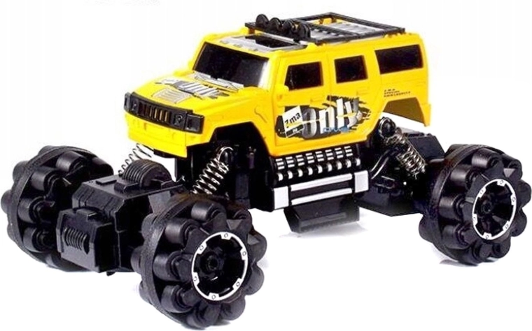 Voiture tout-terrain télécommandée Brave jaune - 1 pièce