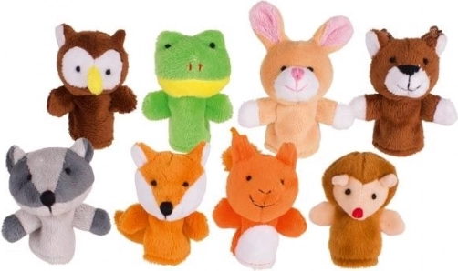 Ensemble de marionnettes à doigts Animaux de la forêt Goki