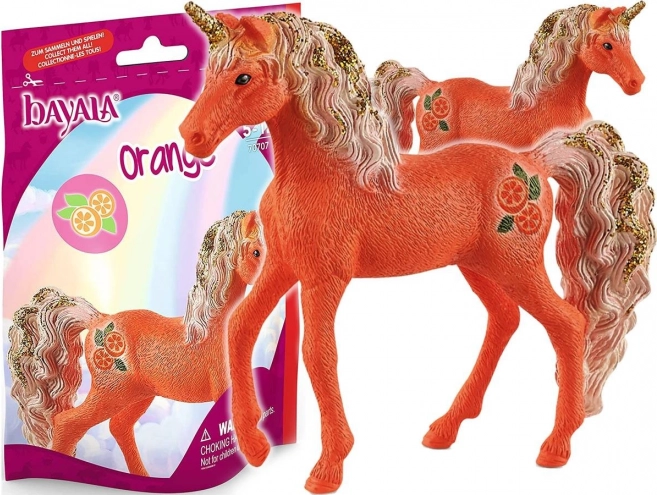 Schleich Bayala poulain licorne fruité — orange