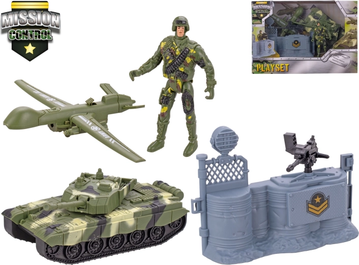 Mission Control tank avec accessoires 18,5 cm – set de jeu