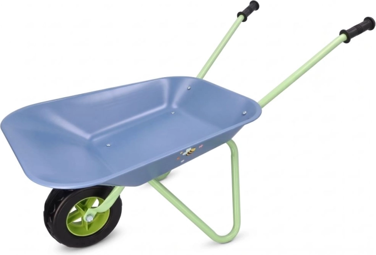 Brouette de jardin pour enfants en métal Adam Toys – bleue