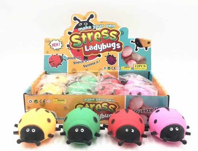 coccinelle farceuse en différentes couleurs