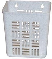 Petit panier suspendu en plastique 12 × 10 × 13 cm – assortiment de couleurs