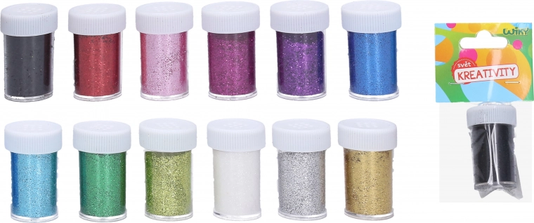 Paillettes décoratives en tube 5 cm