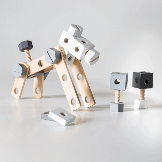 Jeu de construction en bois Roba de 48 pièces