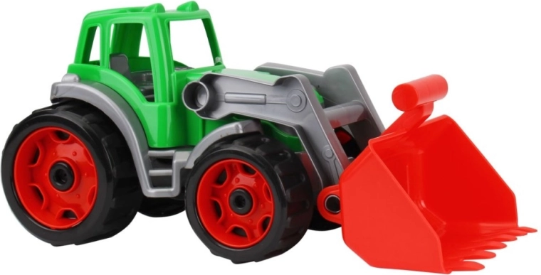 Pelleteuse avec godet – véhicule de chantier en plastique pour enfants
