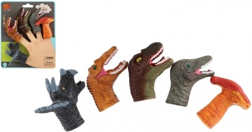 Marionnettes à doigts Dinosaures - ensemble de 5 pièces