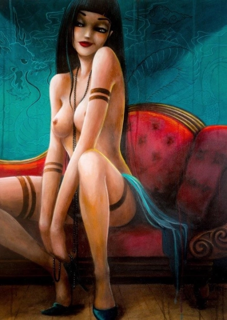 Puzzle Misstigri: Mademoiselle dragon 1000 pièces