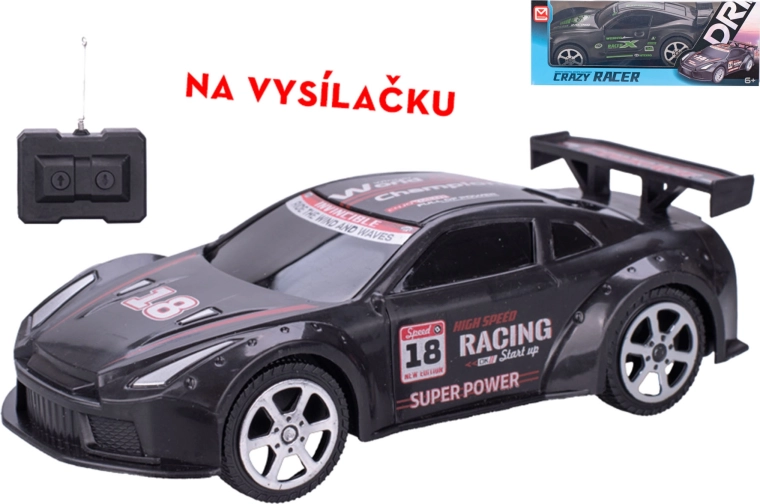 Voiture de course R/C 18 cm avec télécommande 27 MHz