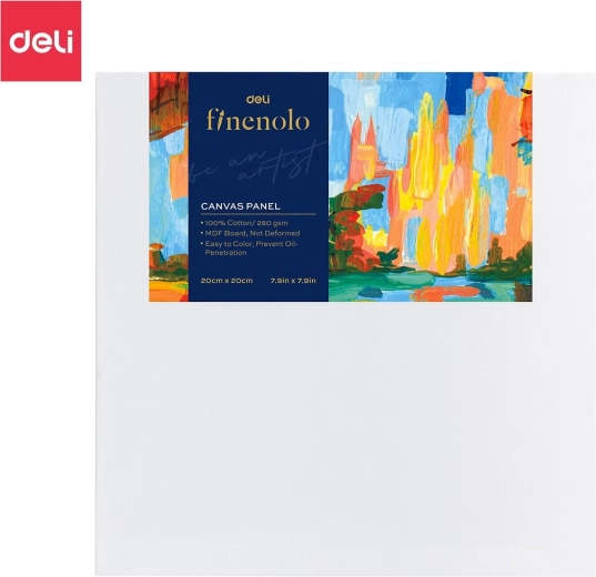 Toile sur carton 20 × 20 cm