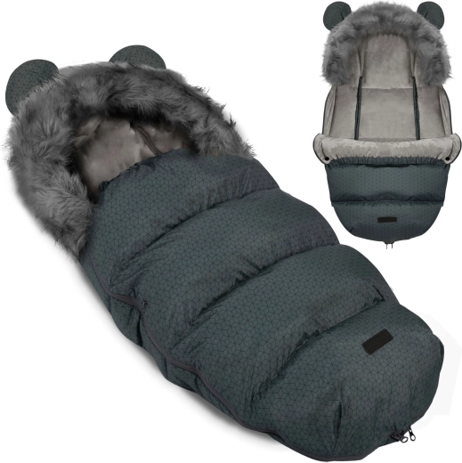 Chancelière pour poussette et luge Ricokids Elmi graphite