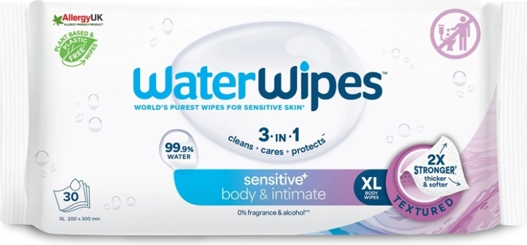 WaterWipes lingettes pour le corps et l’hygiène intime 30 pcs