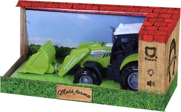 Tracteur pour enfants avec godet, sons et lumière