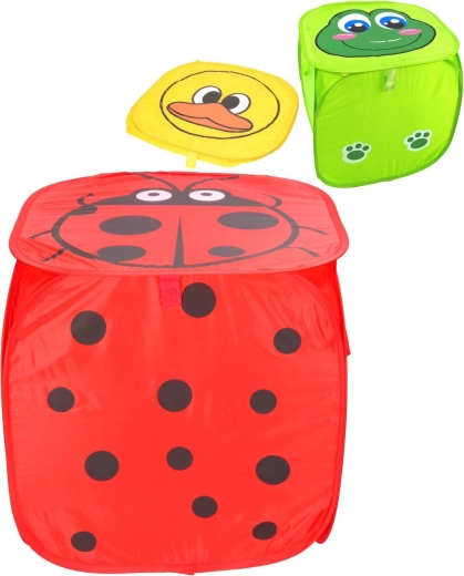 Boîte de rangement textile pliable pour jouets en forme d’animal 45 × 45 × 45 cm - 1 pièce
