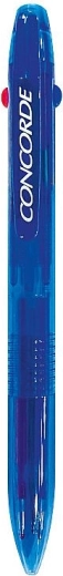 Stylo gel Concorde Trix 3‑en‑1 effaçable 0,7 mm + 4 recharges