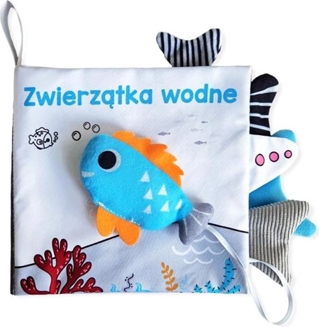 Livre sensoriel en tissu – petits animaux aquatiques