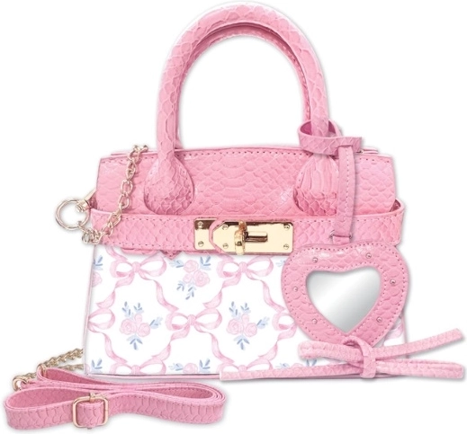 Mini sac à main rose Hot Focus avec clip pour ceinture