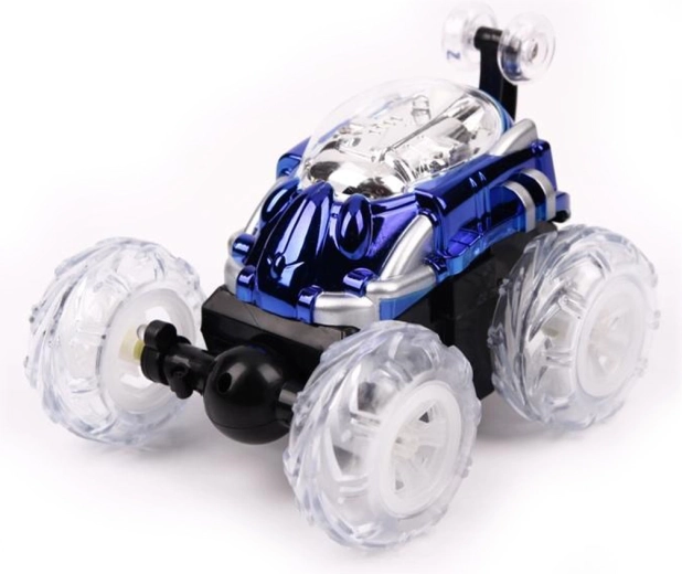 Petite voiture RC acrobatique Dasher bleue