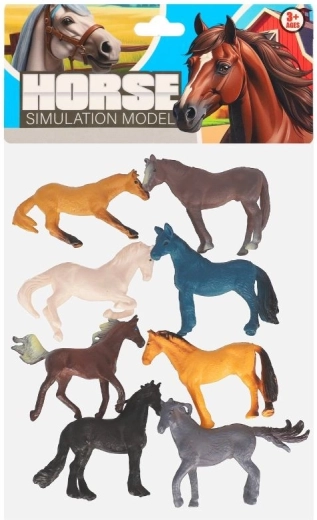 Ensemble de figurines de chevaux - 8 pièces