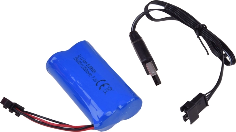 Alimentation par аккумуляteur et recharge via USB