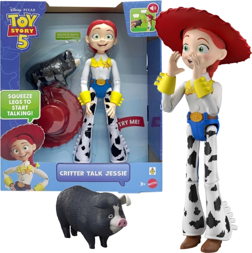 Mattel Disney Toy Story Jessie figurine interactive 30 cm avec petit animal