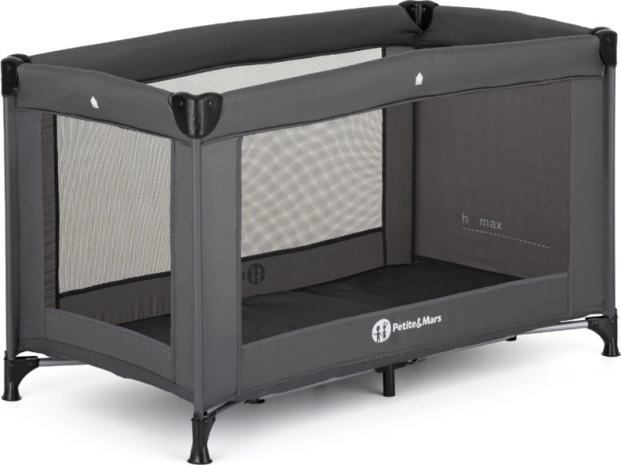 Parois latérales en mesh respirant pour le confort et la surveillance