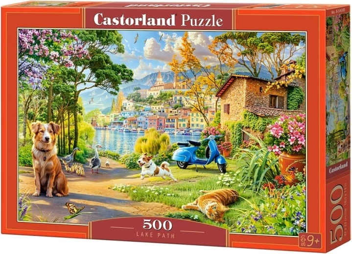 Puzzle Castorland sentier au bord du lac – 500 pièces