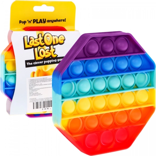 Jouet anti-stress en silicone avec 28 bulles pour enfants 5+ et adultes – Carré