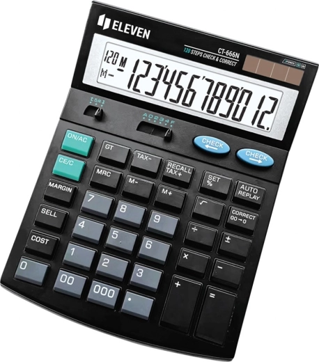 Calculatrice ELEVEN CT666N noire