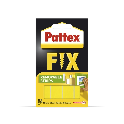 Pattex Super Fix bandes adhésives double face 2 kg, 10 pcs (4 × 2 cm)