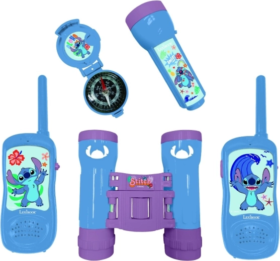 Jumelles et lampe de poche pour explorer