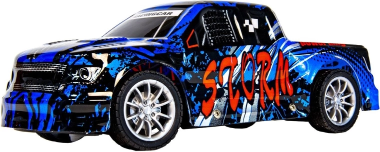 Voiture RC de course télécommandée bleue - 1 pièce