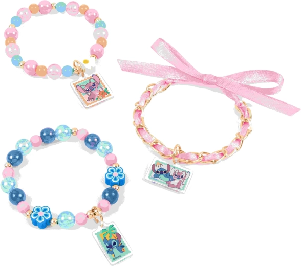 Fabriquez jusqu’à 12 bracelets avec des breloques Stitch